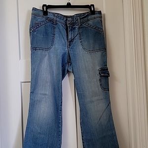 Bandalino Blu Vintage Cargo Jeans